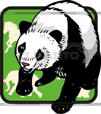 Панда | Векторный клипарт |ID 2004524