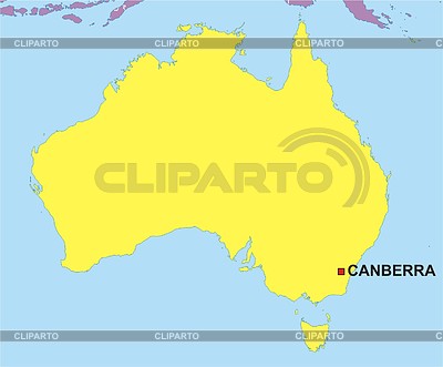 Australia map | Stock Vector Graphics |ID 2006362