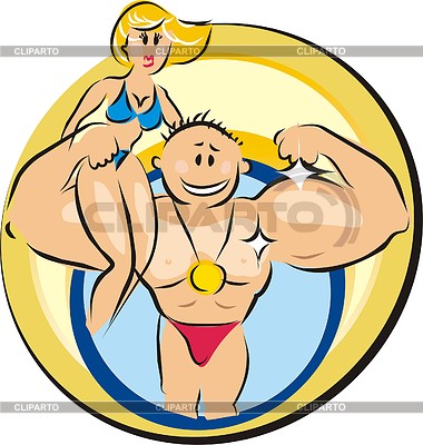 Sportsmen | Stock Vector Graphics |ID 2006055