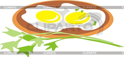 Fried eggs | Stock Vector Graphics |ID 2007304