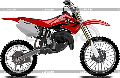 Motorcycle Honda CR85R Expert | Stock Vector Graphics |ID 2012341