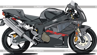 Motorcycle Honda RC51 | Stock Vector Graphics |ID 2012343