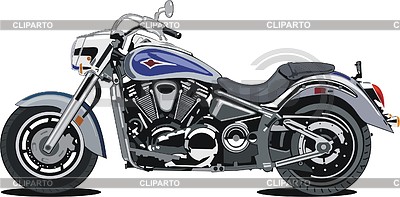 Motorcycle Kawasaki Vulcan 2000 | Stock Vector Graphics |ID 2012350