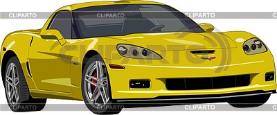 Chevrolet Corvette Z06 | Ilustración vectorial de stock |ID 2014529