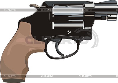 Револьвер Smith & Wesson 36 Lady Smith | Векторный клипарт |ID 2018951