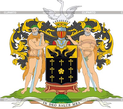 Бестужев-Рюмин (граф), герб | Векторный клипарт |ID 2020662