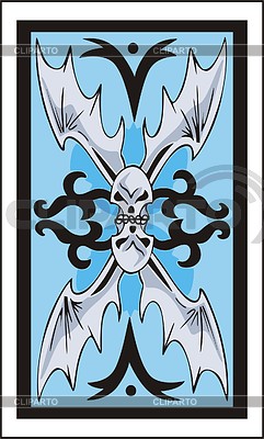 Back of playing card | Stock Vector Graphics |ID 2019752