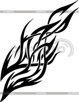 Flame tattoo | Stock Vector Graphics |ID 2013770