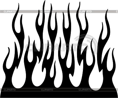 Vertical flame | Stock Vector Graphics |ID 2012804
