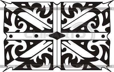 Union Jack ornamental pattern | Stock Vector Graphics |ID 2019721