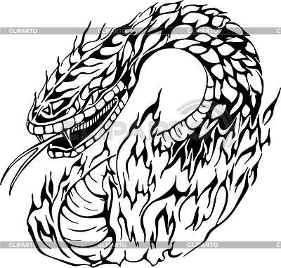 Snake tattoo | Stock Photos and Vektor EPS Clipart | CLIPARTO