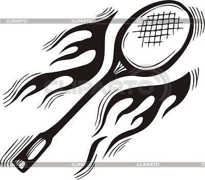 badminton racket logo