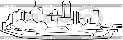 Pittsburgh skyline | Stock Vector Graphics |ID 2023599