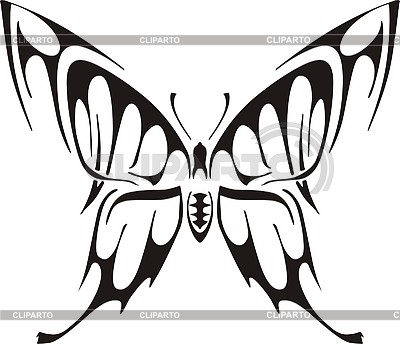 Symmetrical butterfly | Stock Vector Graphics |ID 2017729