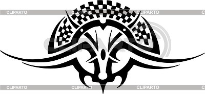 Symmetrical racing tattoo | Stock Vector Graphics |ID 2016680