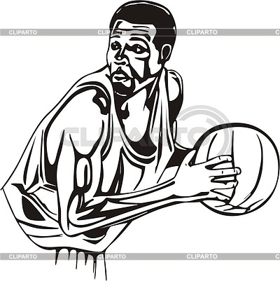 Баскетболист | Векторный клипарт |ID 2021825