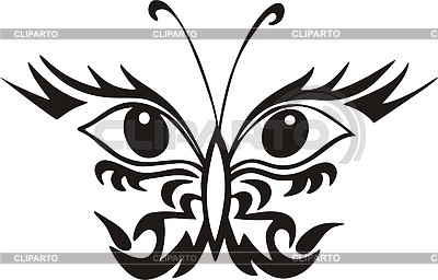 Butterfly tattoo | Stock Vector Graphics |ID 2016705