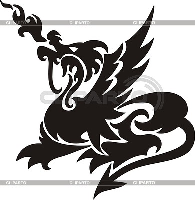 Drachen Tattoo | Stock Vektorgrafik |ID 2003066