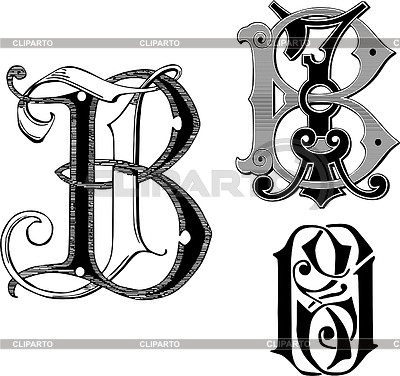 Monograms BJ | Stock Vector Graphics |ID 2025836