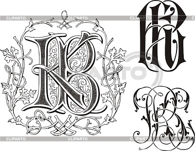 Monogramm KB | Stock Vektorgrafik |ID 2026138