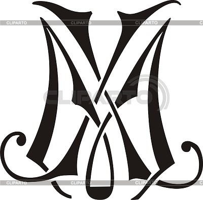 Monograms | Stock Photos and Vektor EPS Clipart | CLIPARTO / 8