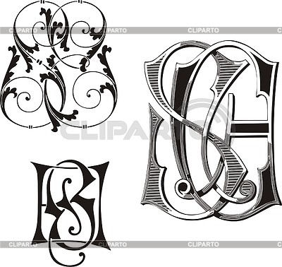 Monogram SE | Stock Vector Graphics |ID 2025990