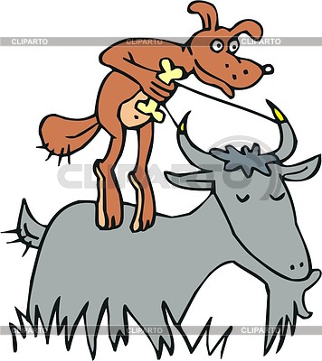 Dibujo animado del perro | Ilustración vectorial de stock |ID 2006014
