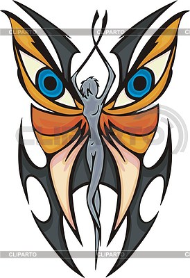 Аватар бабочка | Векторный клипарт |ID 2023458
