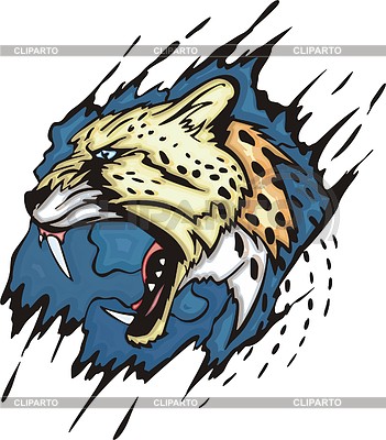 Cheetah tattoo | Stock Vector Graphics |ID 2021048