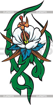 Flower tattoos | Stock Photos and Vektor EPS Clipart | CLIPARTO / 2