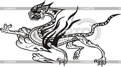 Chinese mythical dragon | Stock Vector Graphics |ID 2024268