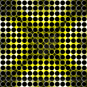 Abstract metallic circles - vector image