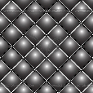 Buttoned metallic pattern - vector image