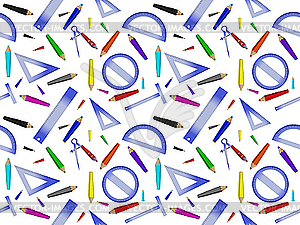 School pattern - vector image