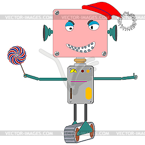 Ugly robot - vector clip art