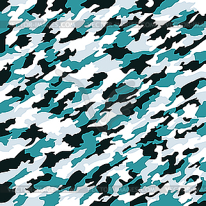 Aqua camouflage texture - vector clip art