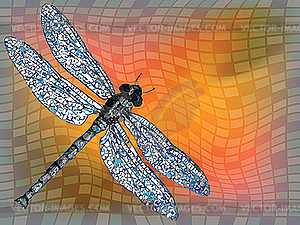 Dragonfly - vector clipart