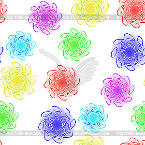 Floral seamless design - vector image