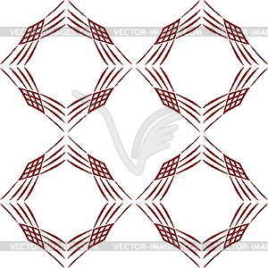 Rhomboid geometric pattern - vector clipart