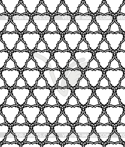 Monochromatic seamless pattern - vector clipart / vector image