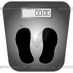 Digital scale - vector clip art