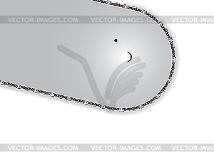 Chain saw blade - vector clipart