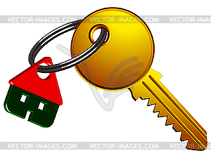 House and key - vector clipart