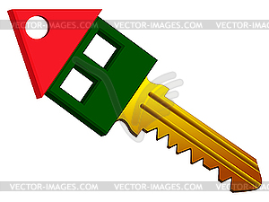 House shape key - vector image