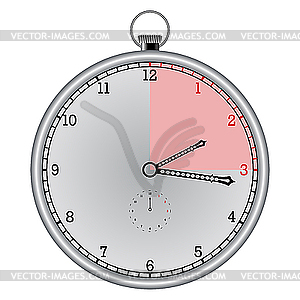 Metallic chronometer - vector clipart