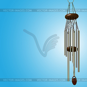 Wind chime - vector image