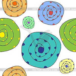 Funny boulders pattern - vector clipart