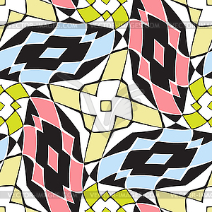 Twisted squares pattern - vector clipart