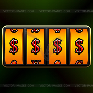 Slot machine - vector clipart