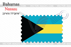 Багамы печать дизайн - векторизованное изображение клипарта